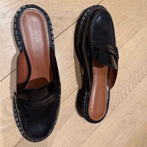 Reformation Black Loafers